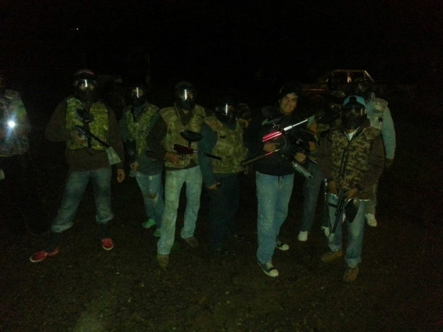 Paintball nocturno